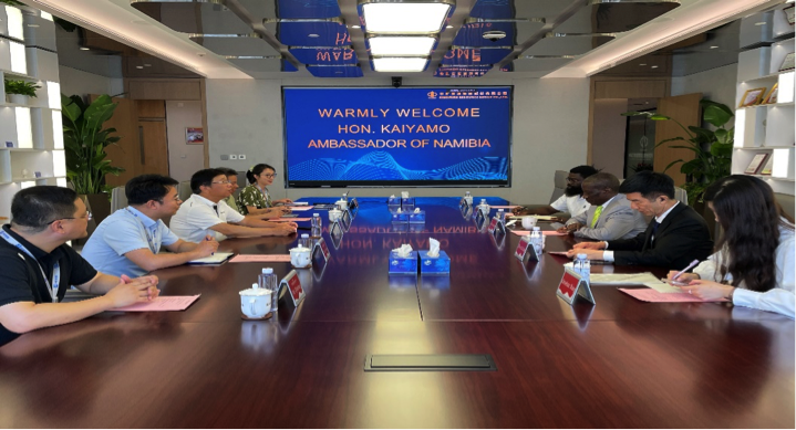 纳米比亚驻华大使到访KY开元电竞集团总部