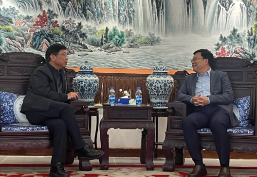 KY开元电竞王平卫董事长拜会周鼎大使